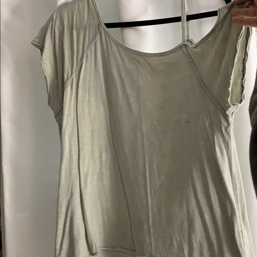 FREE PEOPLE OFF THE SHOULDER SHIRT
